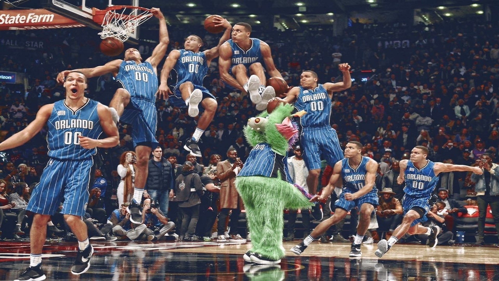 赛道与球场的交响，当F1年度争冠焦点战遇见爵士横扫魔术